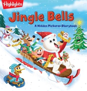 Jingle Bells: Fun Christmas Holiday Read Aloud Book with Hidden Object Puzzles and Jokes for Festive Family Storytime