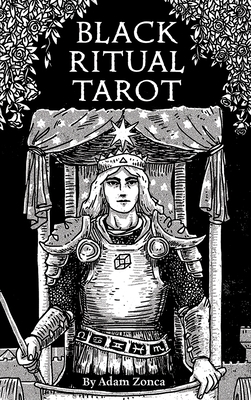 Black Ritual Tarot: Monochromatic 78-Card Tarot Deck with 56-Page Booklet - Black and White Cards for Shadow Work, Divination, Dark and Light Work, Be