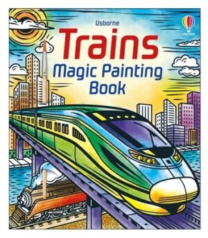 Trains Magic Painting Book
