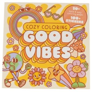 Cozy Coloring Good Vibes: With Stickers
