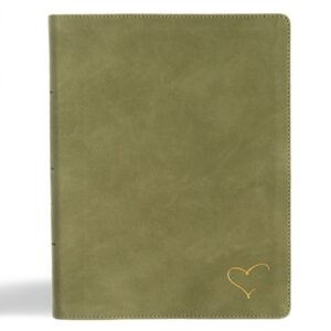 CSB Notetaking Bible, Revive Our Hearts Edition, Sage Suedesoft Leathertouch: With Prayers and Encouragement from Nancy DeMoss Wolgemuth