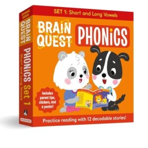 Brain Quest Phonics Readers: Set 1: 12 Decodable Readers: Short and Long Vowels