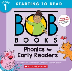Bob Books - Phonics for Early Readers Box Set of 12 Paperbacks Decodable Phonics Books, Ages 4 and Up, Kindergarten (Stage 1: Starting to Read)
