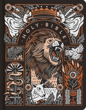 ESV Single Column Journaling Bible, Artist Series, Red Letter (Hardcover, Joshua Noom, the Lion and the Lamb)