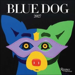 Blue Dog 2027 Wall Calendar