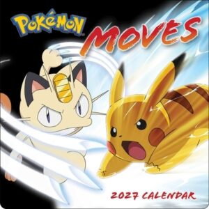 Pok?mon Moves 2027 Wall Calendar