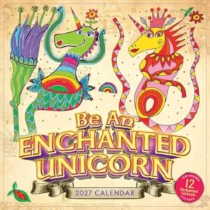 2027 Be an Enchanted Unicorn Wall Calendar