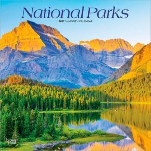 National Parks 2027 12 X 24 Inch (Hanging) Monthly Square Wall Calendar Plastic-Free