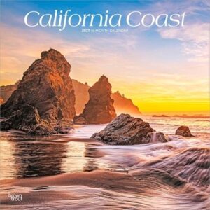 California Coast 2027 12 X 24 Inch (Hanging) Monthly Square Wall Calendar Plastic-Free