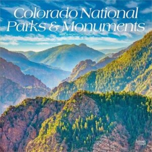 Colorado National Parks & Monuments 2027 12 X 24 Inch (Hanging) Monthly Square Wall Calendar Plastic-Free