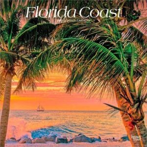 Florida Coast 2027 12 X 24 Inch (Hanging) Monthly Square Wall Calendar Plastic-Free