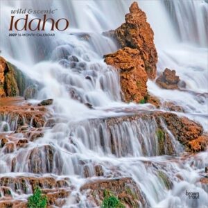 Idaho Wild & Scenic 2027 12 X 24 Inch (Hanging) Monthly Square Wall Calendar Plastic-Free