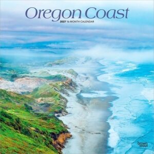 Oregon Coast 2027 12 X 24 Inch (Hanging) Monthly Square Wall Calendar Plastic-Free