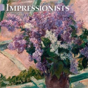 Impressionists 2027 12 X 24 Inch (Hanging) Monthly Square Wall Calendar Plastic-Free