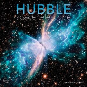 Hubble Space Telescope 2027 12 X 24 Inch (Hanging) Monthly Square Wall Calendar Foil Stamped Cover Plastic-Free