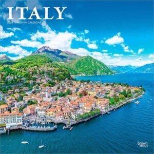 Italy 2027 12 X 24 Inch (Hanging) Monthly Square Wall Calendar Plastic-Free