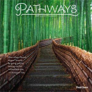 Pathways 2027 12 X 24 Inch (Hanging) Monthly Square Wall Calendar Plastic-Free