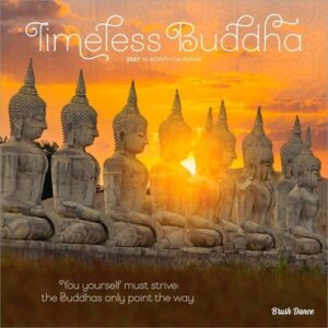 Timeless Buddha 2027 12 X 24 Inch (Hanging) Monthly Square Wall Calendar Plastic-Free
