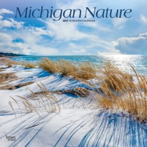 Michigan Nature 2027 12 X 24 Inch (Hanging) Monthly Square Wall Calendar Plastic-Free