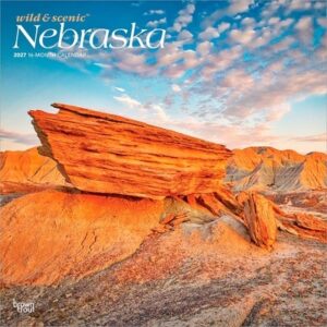 Nebraska Wild & Scenic 2027 12 X 24 Inch (Hanging) Monthly Square Wall Calendar Plastic-Free