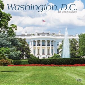 Washington D.C. 2027 12 X 24 Inch (Hanging) Monthly Square Wall Calendar Plastic-Free