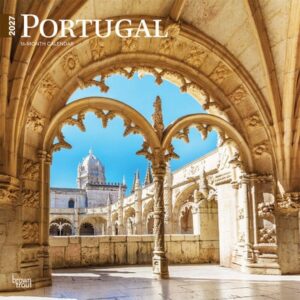Portugal 2027 12 X 24 Inch (Hanging) Monthly Square Wall Calendar Plastic-Free