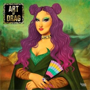 Art of Drag Official 2027 12 X 24 Inch (Hanging) Monthly Square Wall Calendar Foil Stamped Cover Plastic-Free