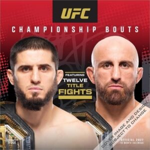 Ultimate Fighting Championship Official Championship Bouts 2027 12 X 24 Inch (Hanging) Monthly Square Wall Calendar Plastic-Free