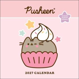 Pusheen 2027 Wall Calendar with Stickers