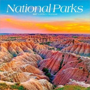 National Parks 2027 7 X 14 Inch (Hanging) Monthly Mini Wall Calendar