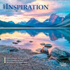 Inspiration 2027 7 X 14 Inch (Hanging) Monthly Mini Wall Calendar