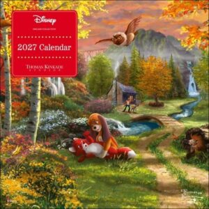 Disney Dreams Collection by Thomas Kinkade Studios 2027 Mini Wall Calendar