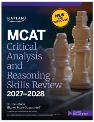 MCAT Critical Analysis and Reasoning Skills Review 2027-2028: Online + Book