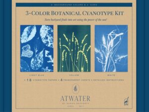 3-Color Botanical Cyanotype Kit: Beginner-Friendly Solar Printing Kit for DIY Nature Art