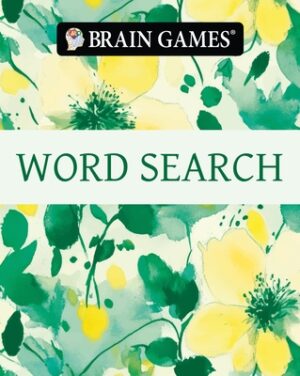 Brain Games - Take-Along - Word Search (Watercolor Floral Design)