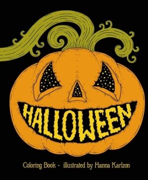 Halloween: Hardcover Adult Coloring Book Featuring Thick, High-Quality Paper