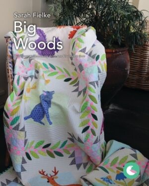 Big Woods Quilt with Video Tutorial Access: Learn to appliqu? one block at a time
